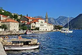 Perast dans les bouches de Kotor.