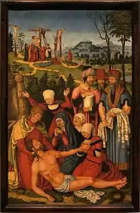 Wilhelm Stetter, La Mise au tombeau.