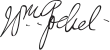 Signature de William Goebel