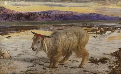 Le Bouc émissaire, par William Holman Hunt, 1854-1856.