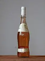 Bouteille de provence(une flûte à corset, ou provençale, ou quille).