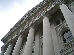 Colonnes de la façade sud