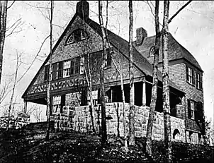 William Kent Cottage, parc Tuxedo, New York (1886, démoli), Bruce Price, architecte.