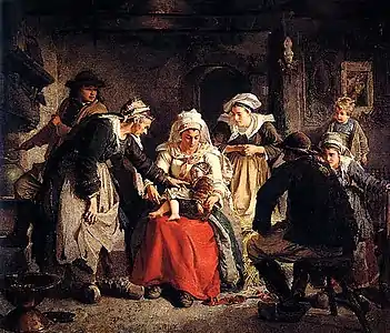 La Sorcière bretonne (1872), Bradford, Angleterre, Art Galleries and Museum.