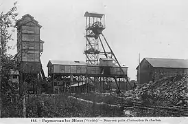 Le puits Bernard et le criblage (Saint-Laurs et Faymoreau).