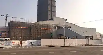 L'emplacement après sa démolition.