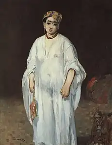 Édouard Manet, Jeune Femme dans une robe orientale (1871), acheté par Paul Rosenberg en 1937 puis par Emil Georg Bührle en 1953.