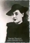 Yvette Feuillet en 1938.