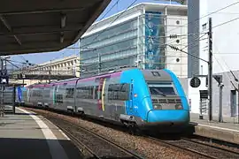 ZTER (Z 21500)en gare d'Angers-Saint-Laud.