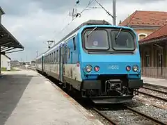 Z 99582 en gare de Pontarlier