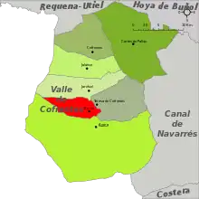 dans la comarque du Valle de Cofrentes.