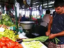 Photographie d'un étal du Zelen Pazar