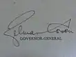 Signature de Sir Zelman Cowen