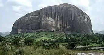 Zuma Rock au Nigeria.