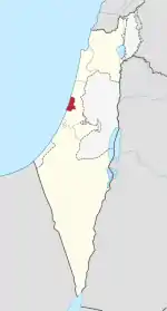 Localisation de District de Tel Aviv