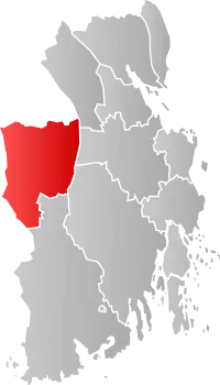 Localisation de Lardal