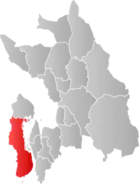 Localisation de Asker