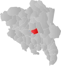 Localisation de Øyer