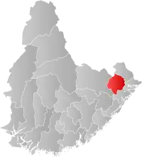 Localisation de Vegårshei