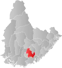 Localisation de Vennesla