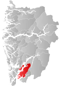 Localisation de Kvinnherad
