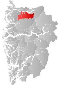 Localisation de Gloppen