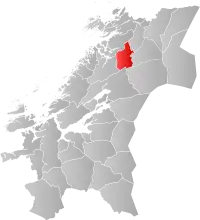 Localisation de Overhalla