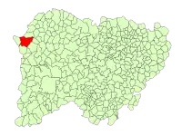 Localisation de Hinojosa de Duero