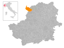 Localisation de Ceresole Reale