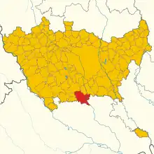 Localisation de Lacchiarella