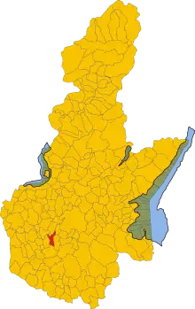 Localisation de Azzano Mella