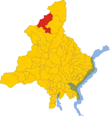 Localisation de Baceno