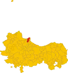 Localisation de Bagheria