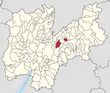 Localisation de Baselga di Pinè