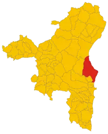 Localisation de Baunei