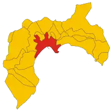 Localisation de Cagliari