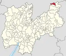 Localisation de Campitello di Fassa