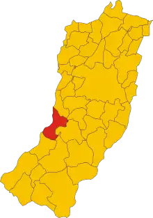 Localisation de Canossa