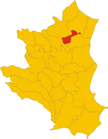 Localisation de Carfizzi