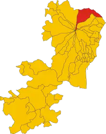 Localisation de Castiglione di Sicilia