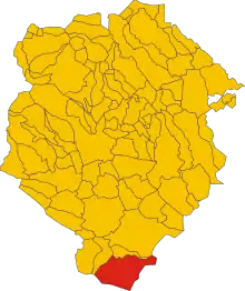 Localisation de Cavaglià