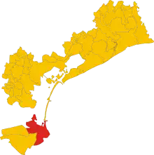 Localisation de Chioggia