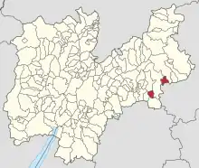 Localisation de Cinte Tesino