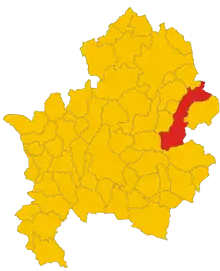 Localisation de Civitanova del Sannio