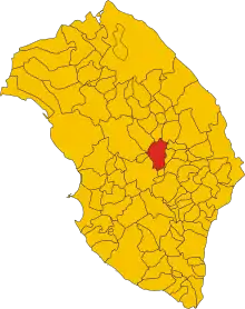 Localisation de Corigliano d'Otranto