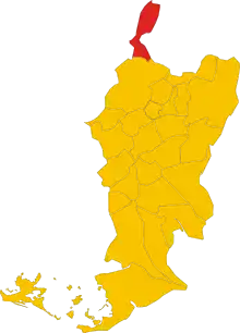 Localisation de Dolegna del Collio