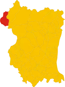 Localisation de Erto e Casso