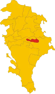 Localisation de Floridia