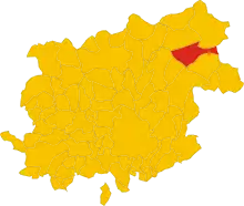 Localisation de Foiano di Val Fortore