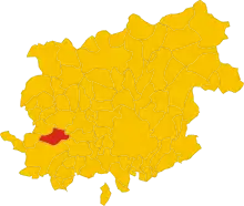 Localisation de Frasso Telesino